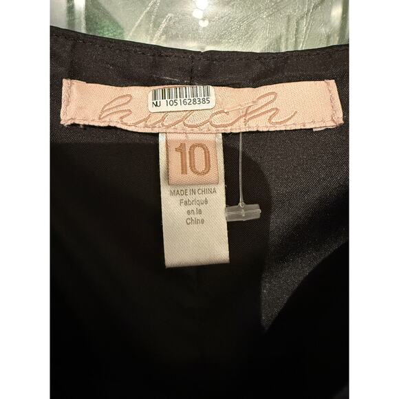 Anthropologie Hutch Take A Bow Black Tulle Mini Dress Glam Party Cocktail 10 - Picture 3 of 11